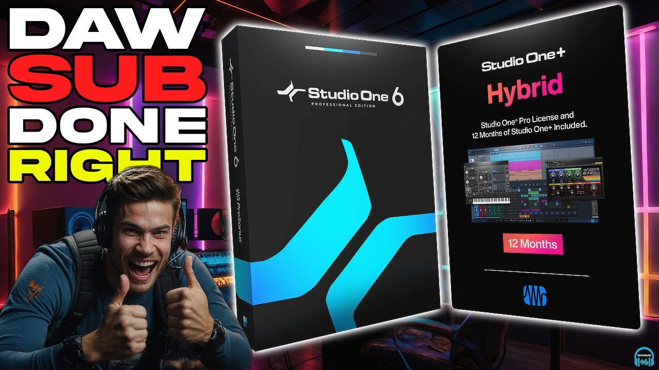 PreSonus получает право подписки на DAW с помощью Studio One+ Hybrid