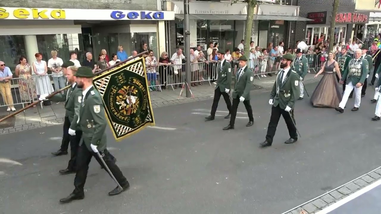 Schützenfest in Grevenbroich 175 Jahre - Umzug und Parade am 1.9.2024 - Ein Film von Peter Lesinski