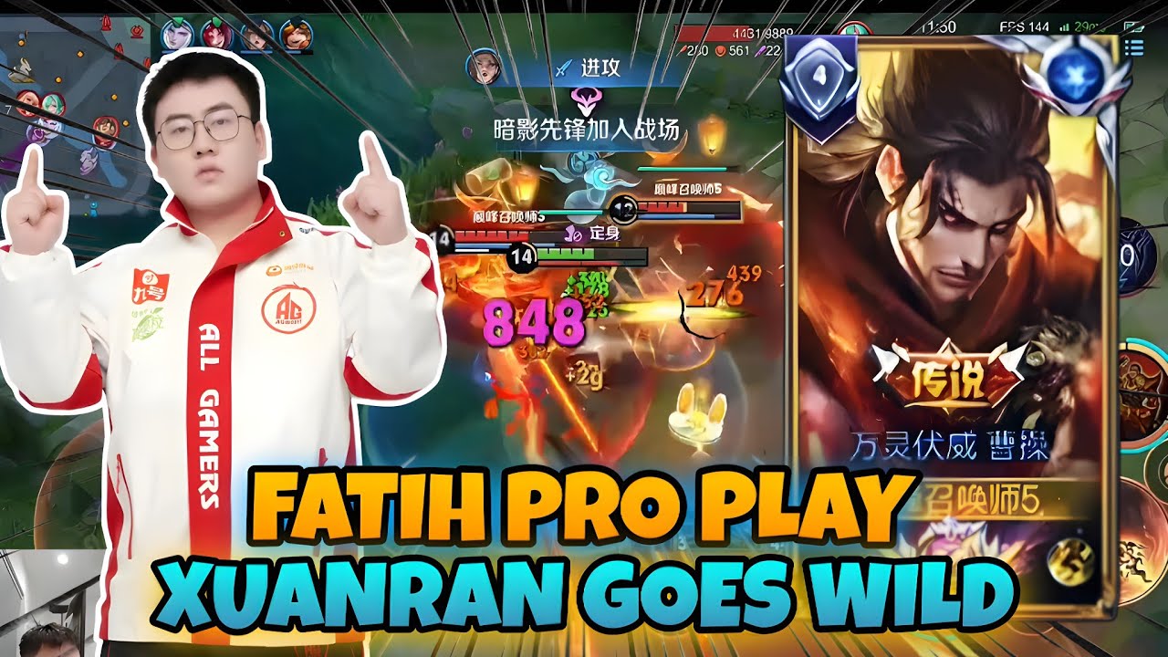 FATIH PRO PLAY 🔥 XUANRAN CONTROLS EVERY FIGHT WITH SMART MACRO | HONOR OF KINGS