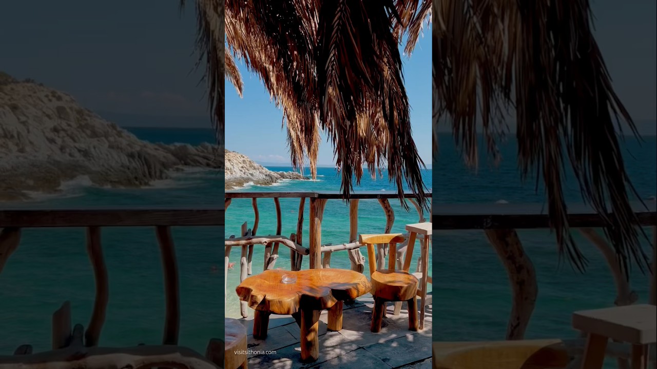 Sithonia Halkidiki Greece 🇬🇷 Tigania Beach 🏝️