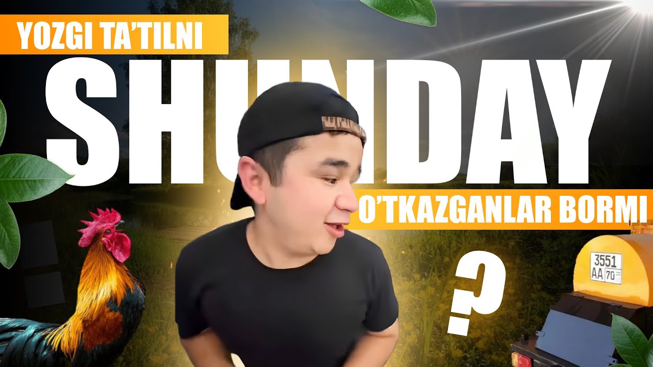 Yozgi ta'tilni shunday o'tkazganlar bormi ? 🏫👨&zwj;🏫 | Mittivine