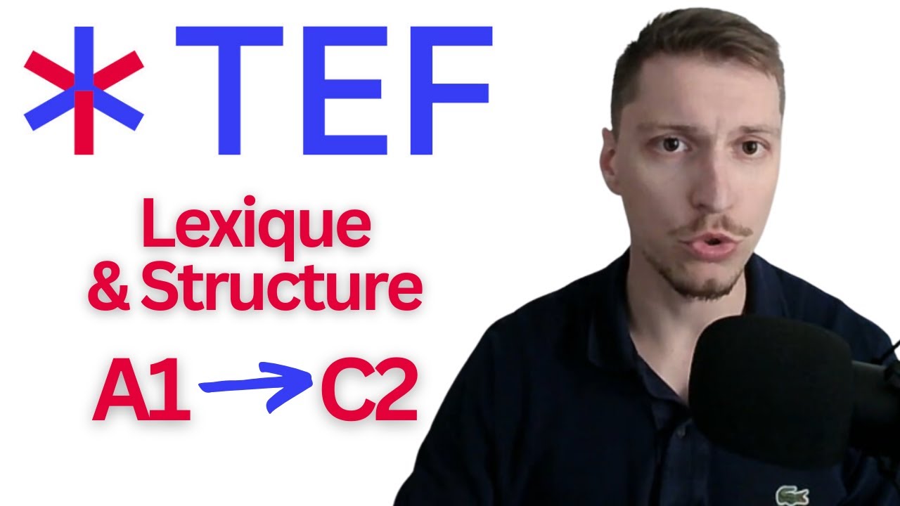 French TEF Exam Training: Lexique & Structure (A1 to C2)