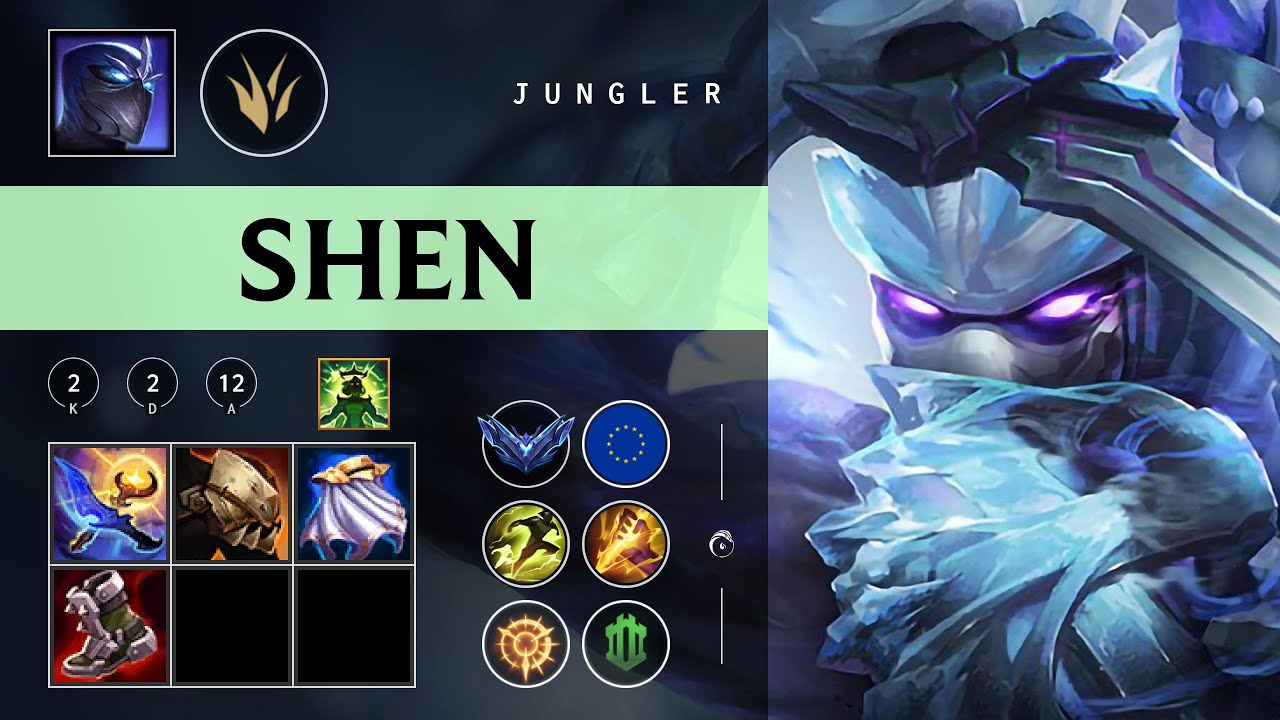Shen Jungle vs Zed - EUW Diamond Patch 26.01