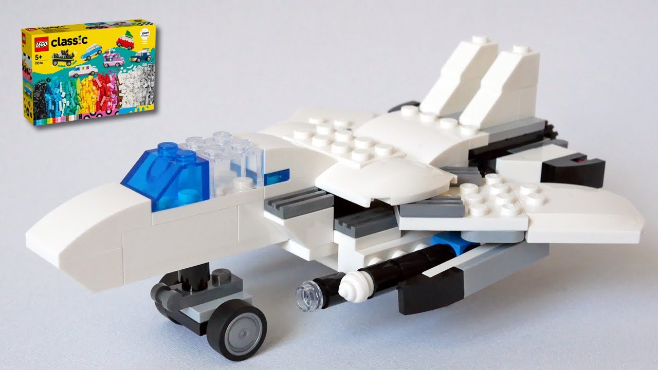 How to Build a Fighter Jet Like the F-14 Tomcat with LEGO Classic – Alternate! Airplane 戦闘機の作り方