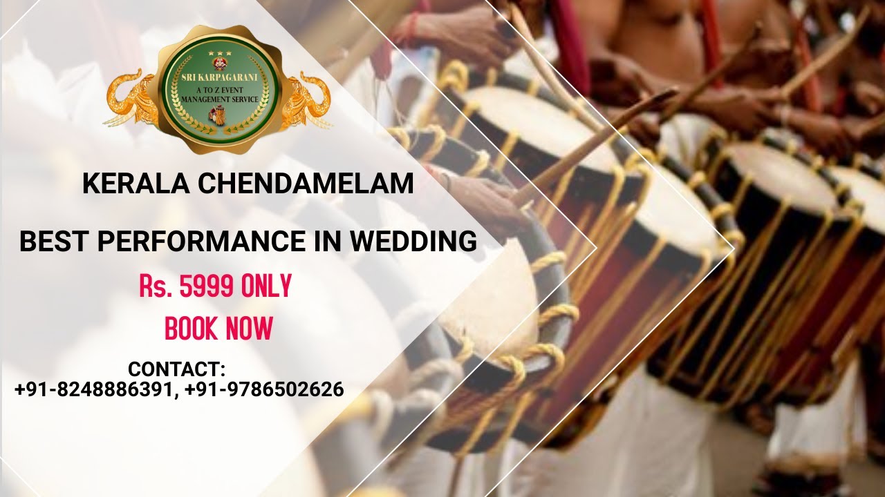 Amazing Kerala Chendamelam | Wedding | Shop Open | Corporate Events | +91-8248886391, +91-9786502626