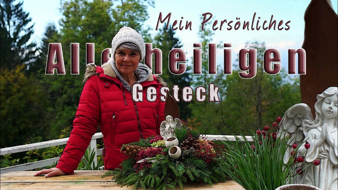 Mein persönliches DIY ALLERHEILIGEN Gesteck | rund, kuppelförmig & in Biedermeierstil