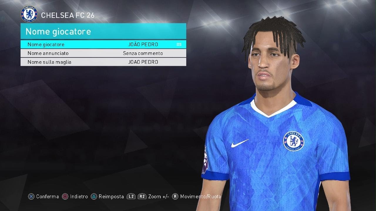 JOÃO PEDRO CHELSEA PES STATS