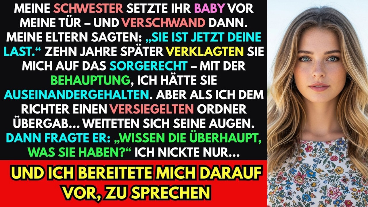 Meine Schwester ließ ihr Baby bei mir und verschwand – zehn Jahre später verklagte sie mich.