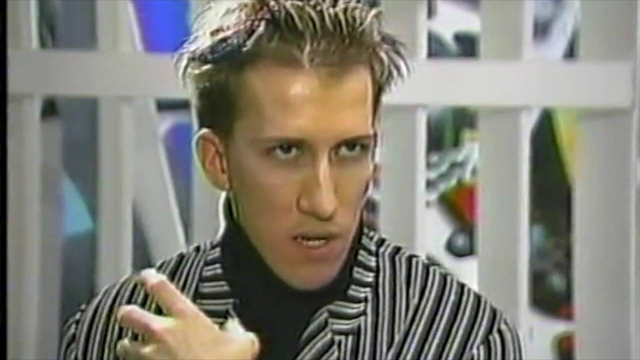 Artist Mark Kostabi Vintage Footage from the 80s