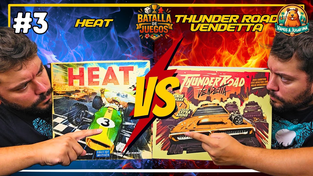 HEAT VS THUNDER ROAD VENDETTA – ¿MEJOR JUEGO DE MESA? | BATALLA DE JUEGOS