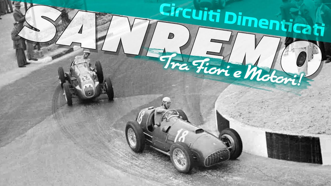 QUANDO A #SANREMO CANTAVANO I MOTORI | #F1 - CIRCUITI DIMENTICATI