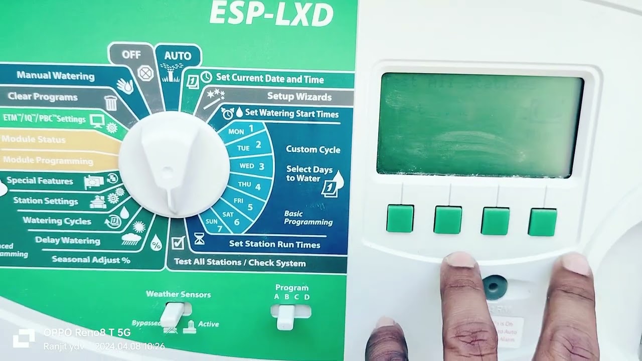 How to Program an Irrigation Controller ESP-LXD Rainbird