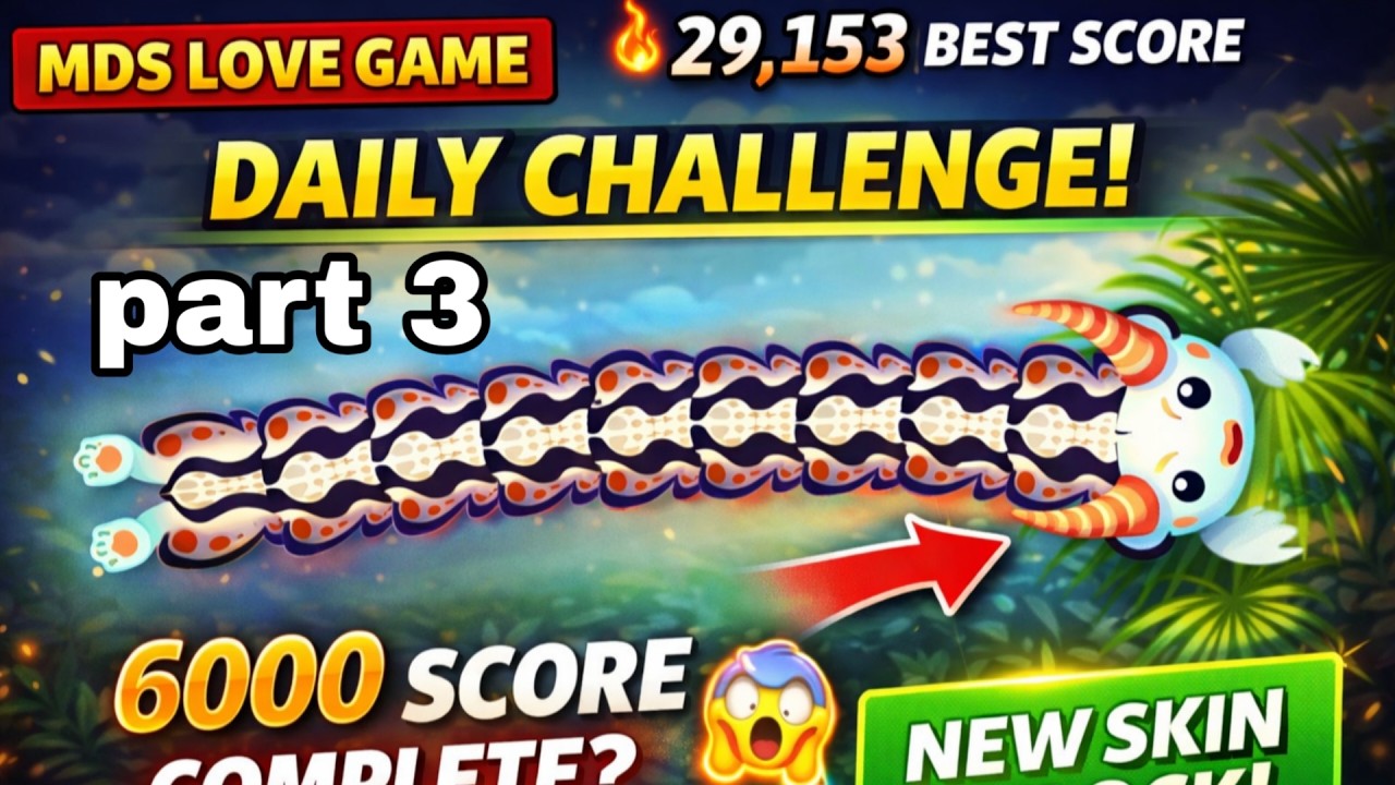 6000 Score Challenge 😱 New Skin Unlock? | Part 3