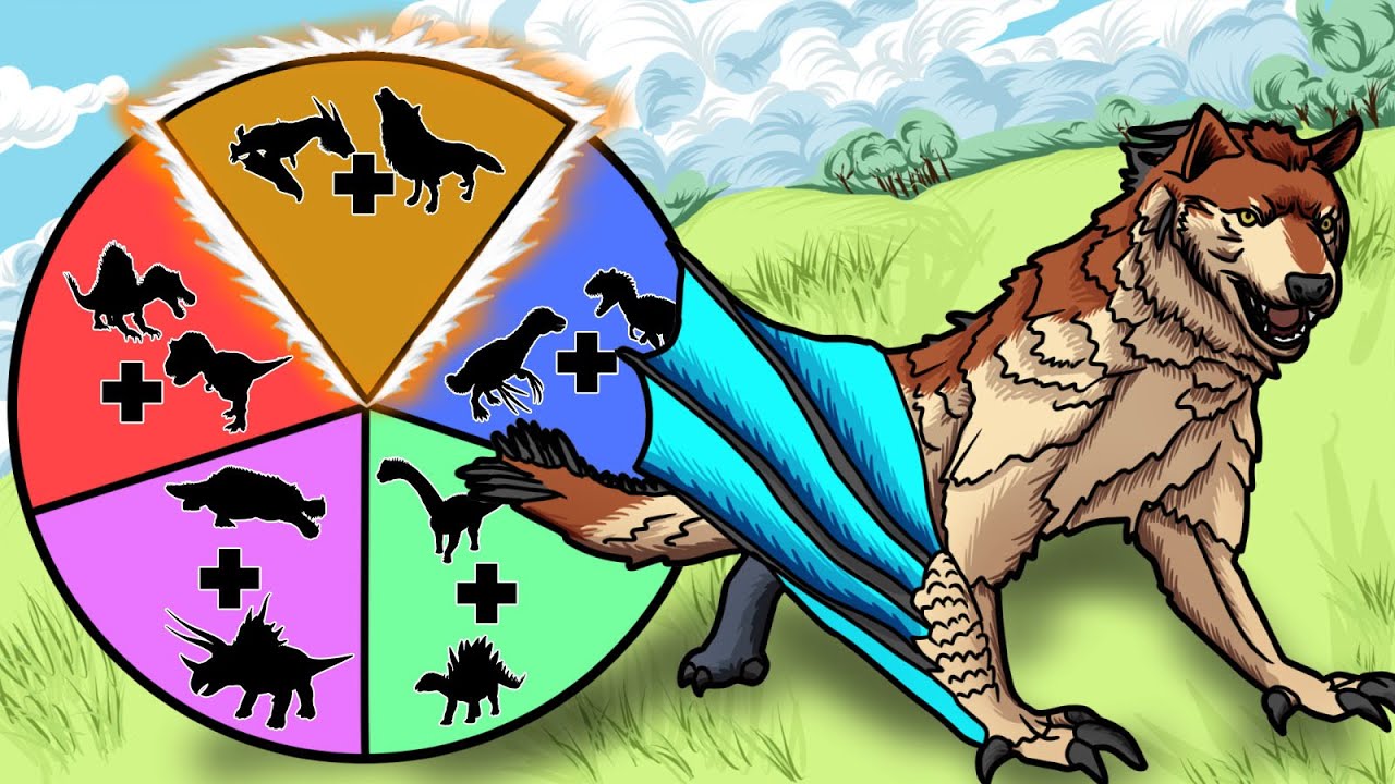 SPIN WHEEL AKAN MENENTUKAN DINOSAURUS HYBRID KITA!- Ark Survival Evolved Indonesia