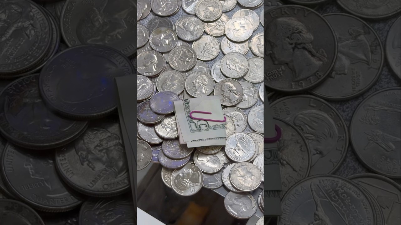 Day 81 Trying to Win MONEY from a Coin Pusher! #shorts #arcade #money
