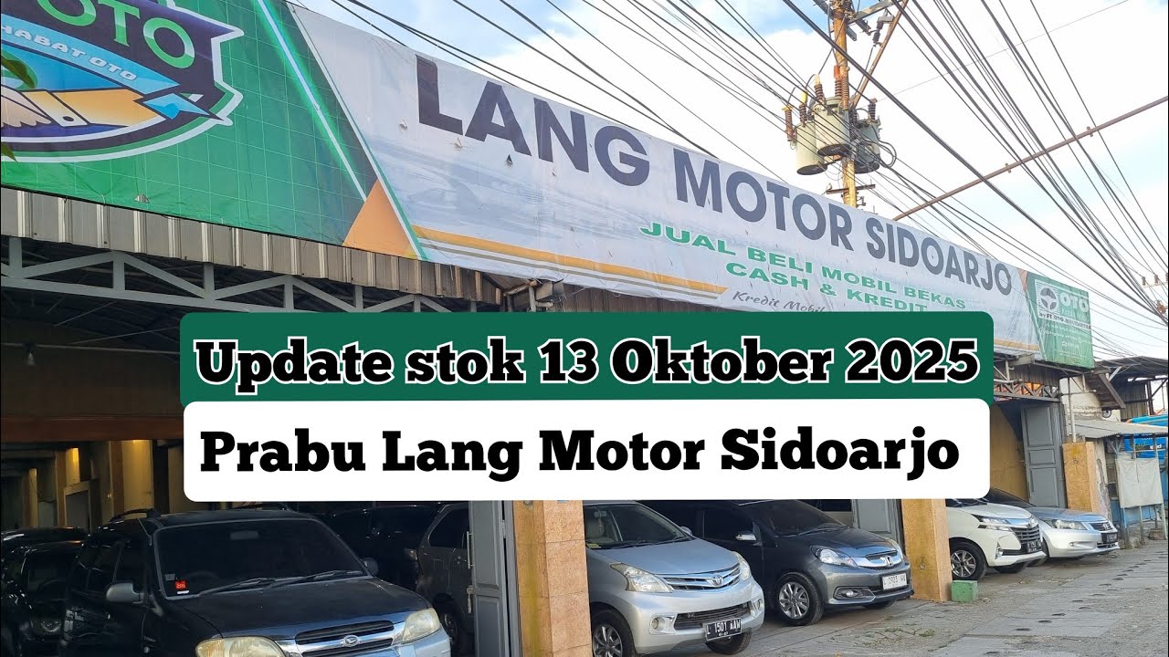 READY STOCK 13 OKTOBER 2025 PRABU LANG MOTOR SIDOARJO 