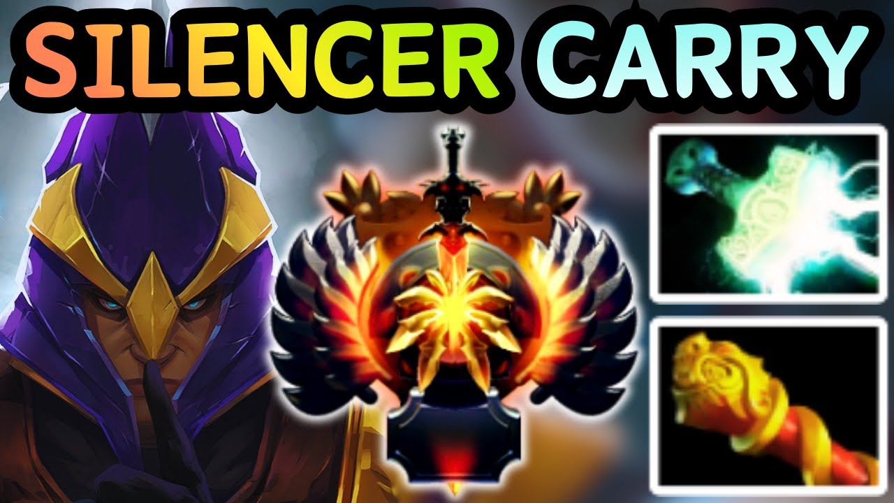 🔥 SILENCER CARRY FULL DAMAGE BUILD META | DOTA 2 GAMEPLAY 🔥