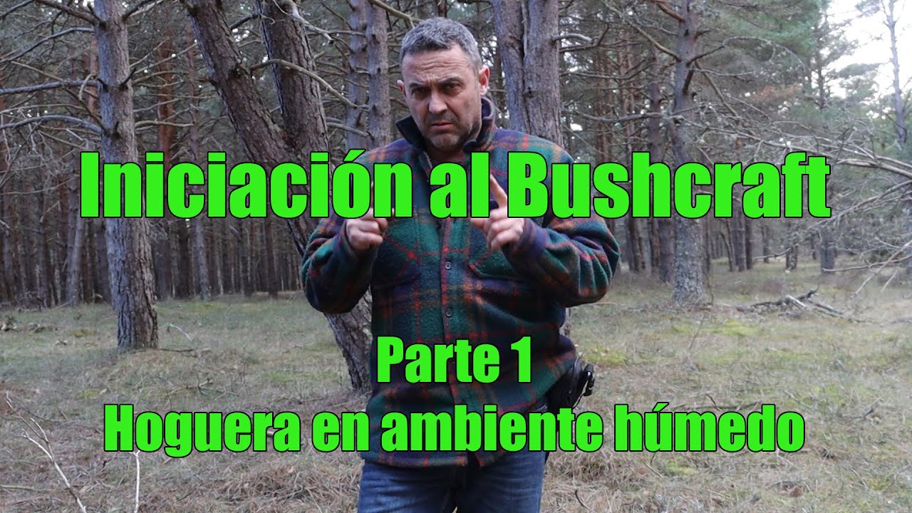 Hoguera en ambiente humedo, iniciación al Bushcraft II