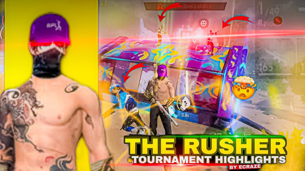 Fearless Rusher 🤯🔥 | Insane Clutches in Tournament 🔱