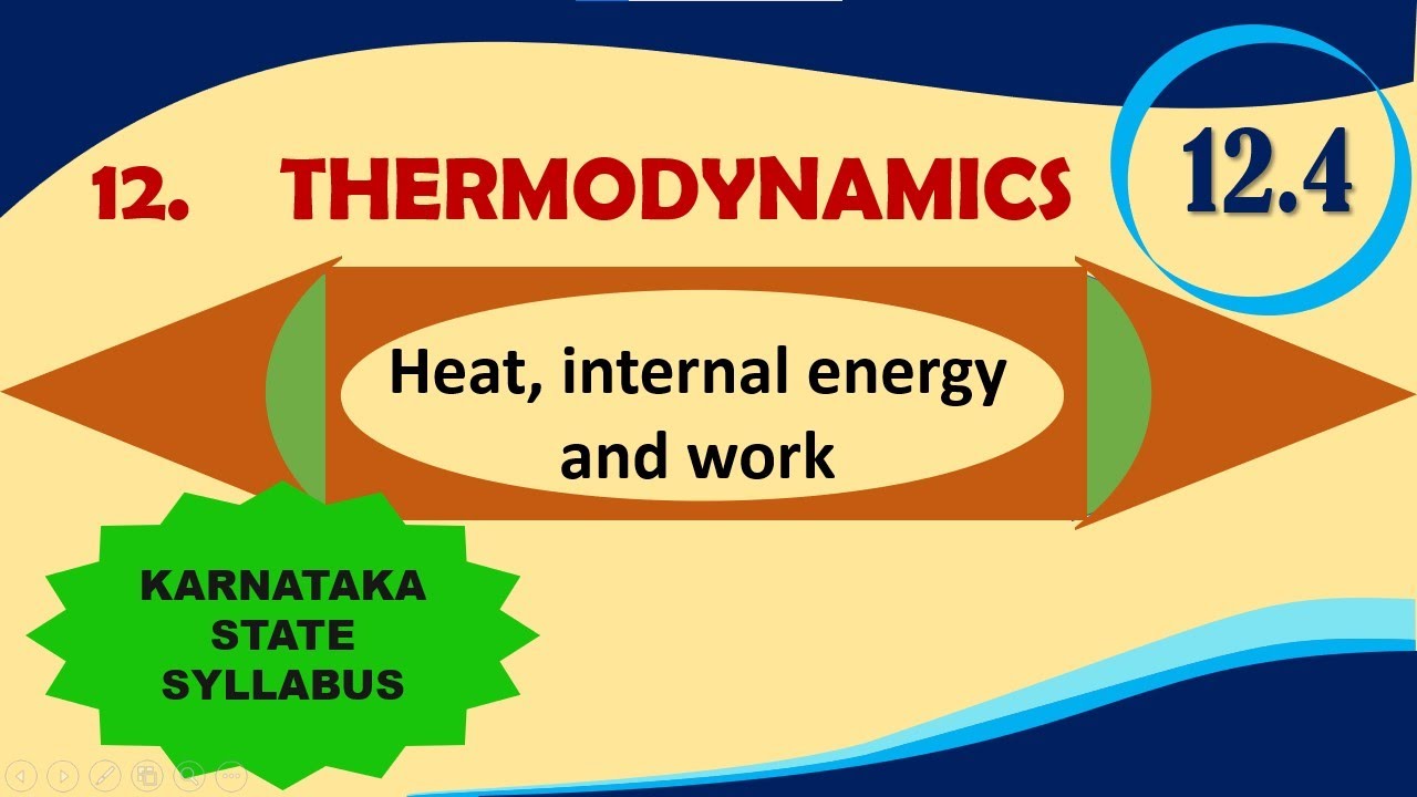 CLASS 11 PHYSICS || CHAPTER 12 THERMODYNAMICS || HEAT, INTERNAL ENERGY AND WORK