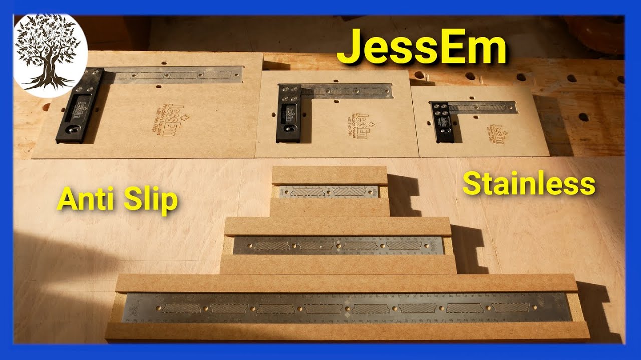 JessEm Stainless Steel Precision Square Rulers