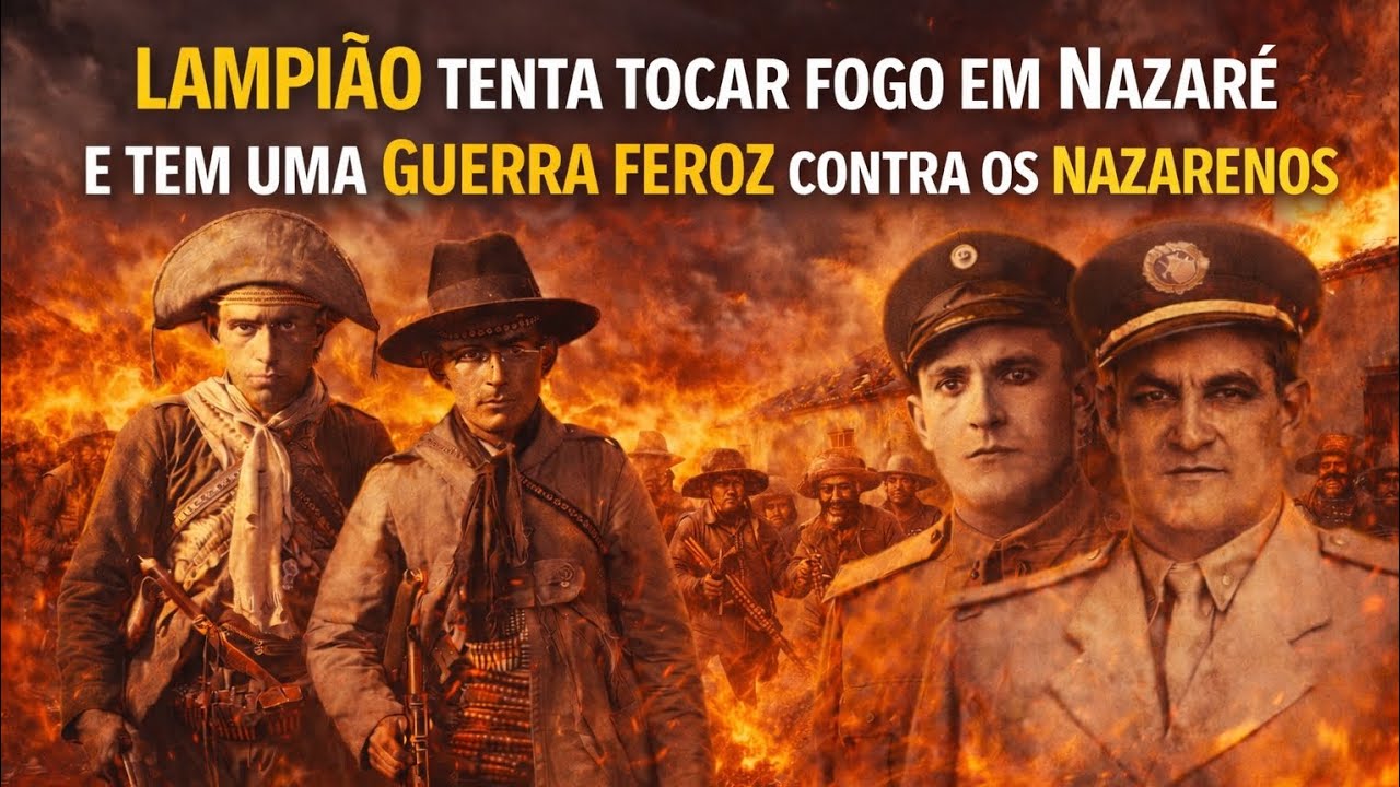 A LAMPIÃO TENTAR COLOCAR FOGO EM NAZARÉ E TRAVA GUERRA FEROZ COM OS NAZARENOS