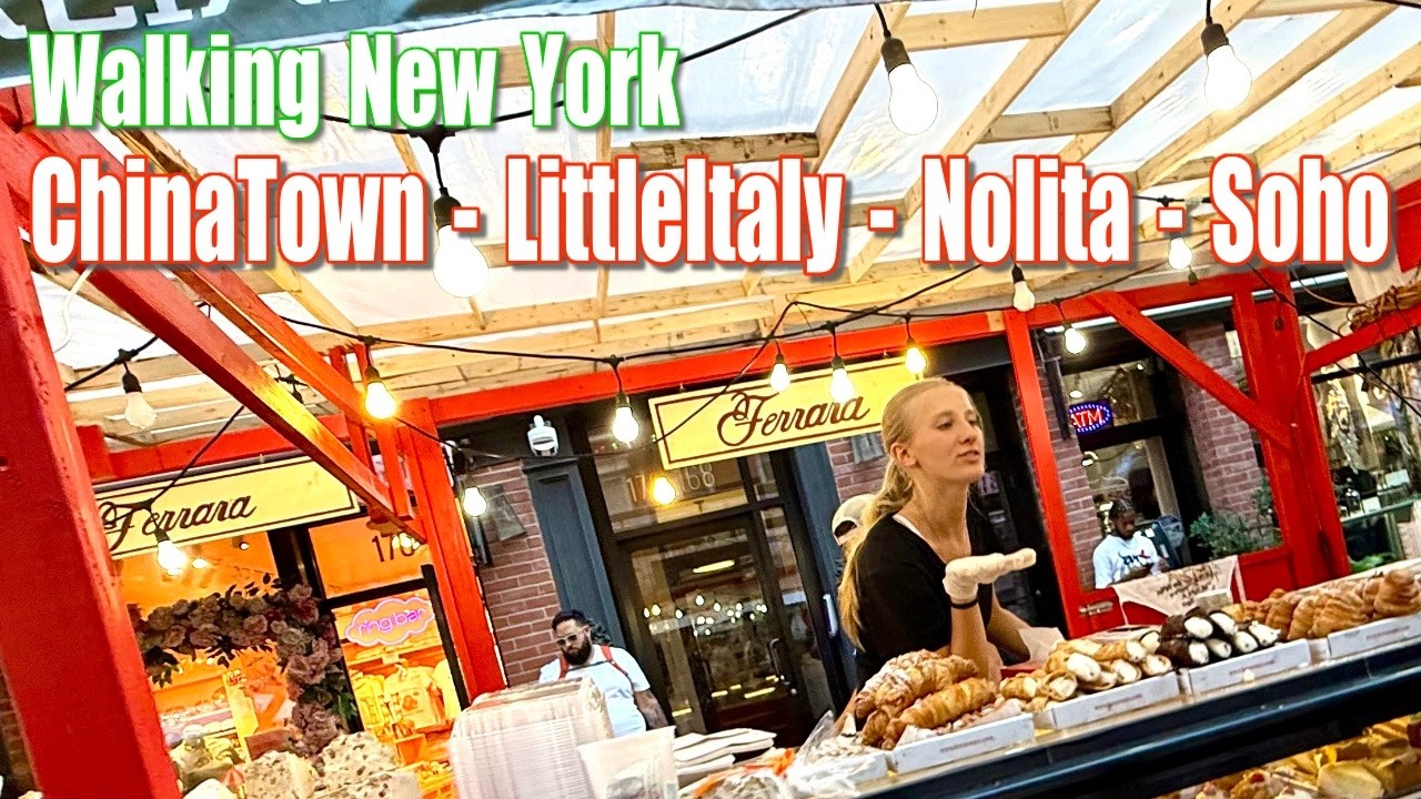 【New York】Walking New York, ChinaTown-Little Italy-Nolita-Soho-01/Insta360X4 #newyorkcity