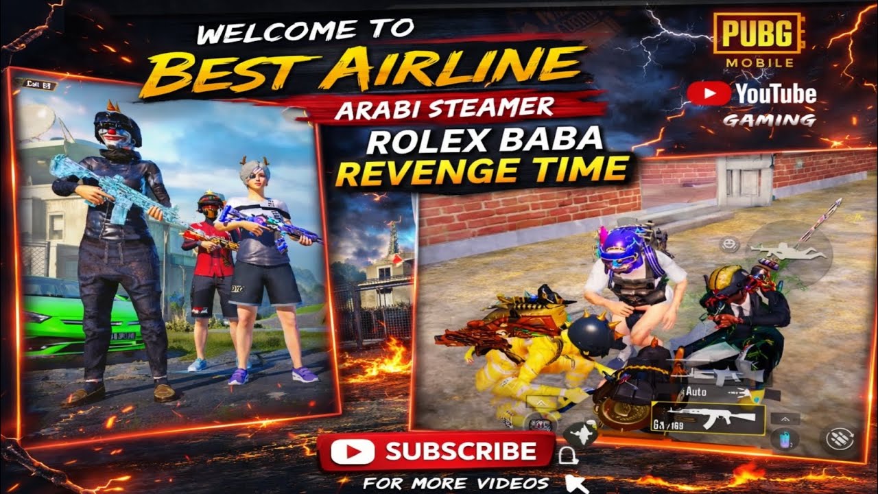 Welcome to beast airline Arabi trimmer Rolex Baba revenge time#foryou #pubgmobile #foryou 
