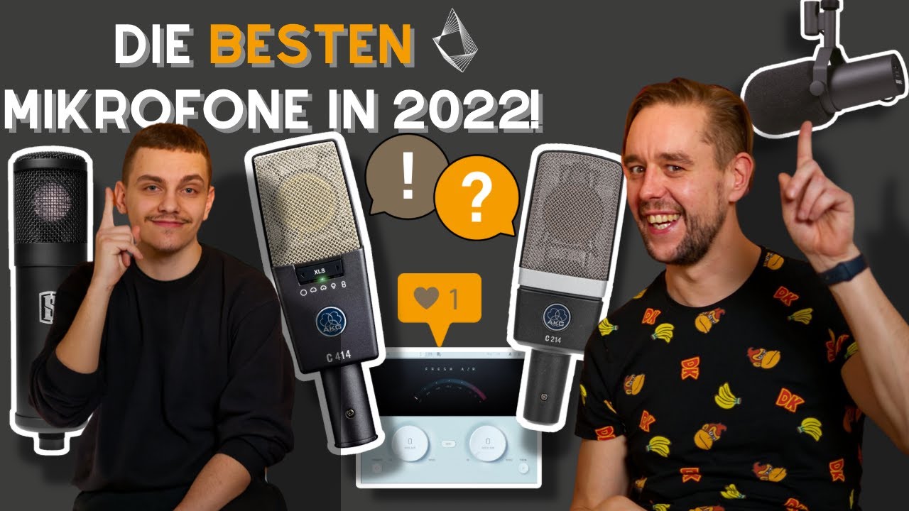 Die besten Mikrofone in 2022 | Sprache, Gesang & RAP!