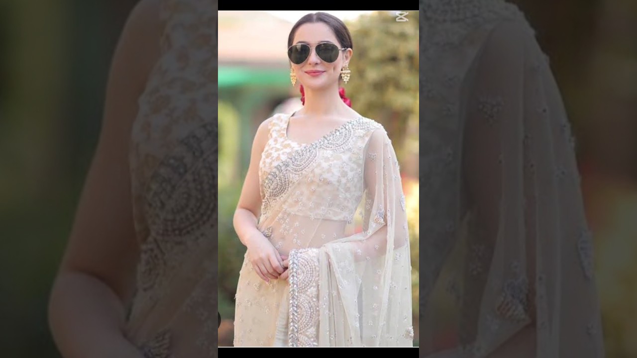 &lrm;🎉🎉So beautiful Pakistani saree design &lrm;#fashion #wedding #fyp #foryou #shortvideo #saree #1k