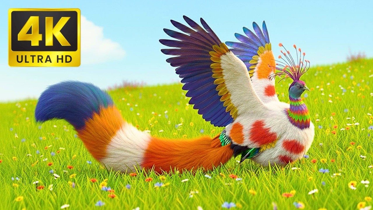 Strange Exotic Birds with Giant Tails 🕊️🌿 | Top 50 in 4K Nature ASMR