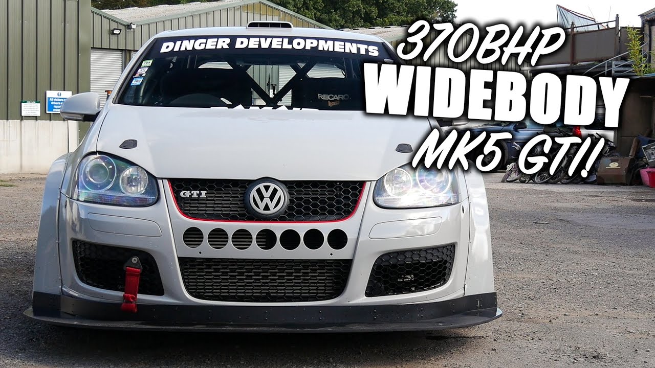 Этот 370-сильный *ШИРОКОФТУАЛЬНЫЙ* MK5 Golf GTI — настоящий МОНСТР для трека!