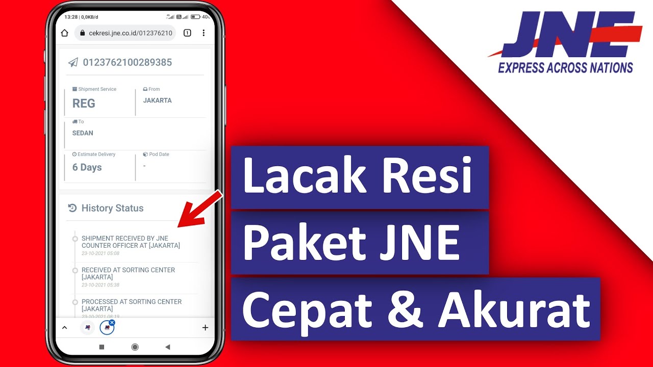 Cara Cek Resi Paket JNE