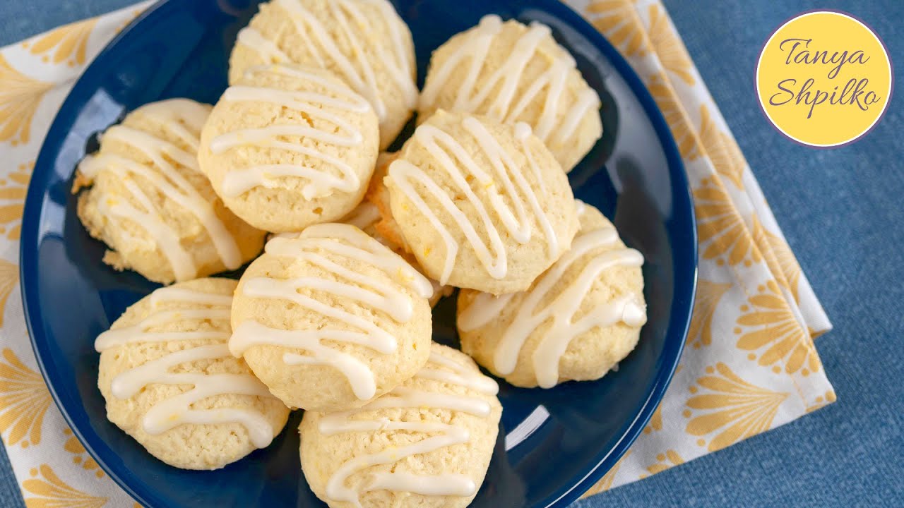 Лимонное Печенье с Рикоттой (Творогом) | Lemon Ricotta Cookies | Tanya Shpilko