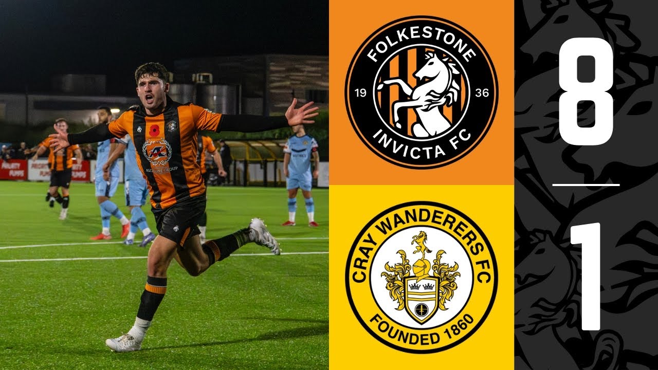 🪄 Magic Invicta put 8️⃣ past The Wands | Folkestone Invicta 8-1 Cray Wanderers | Highlights