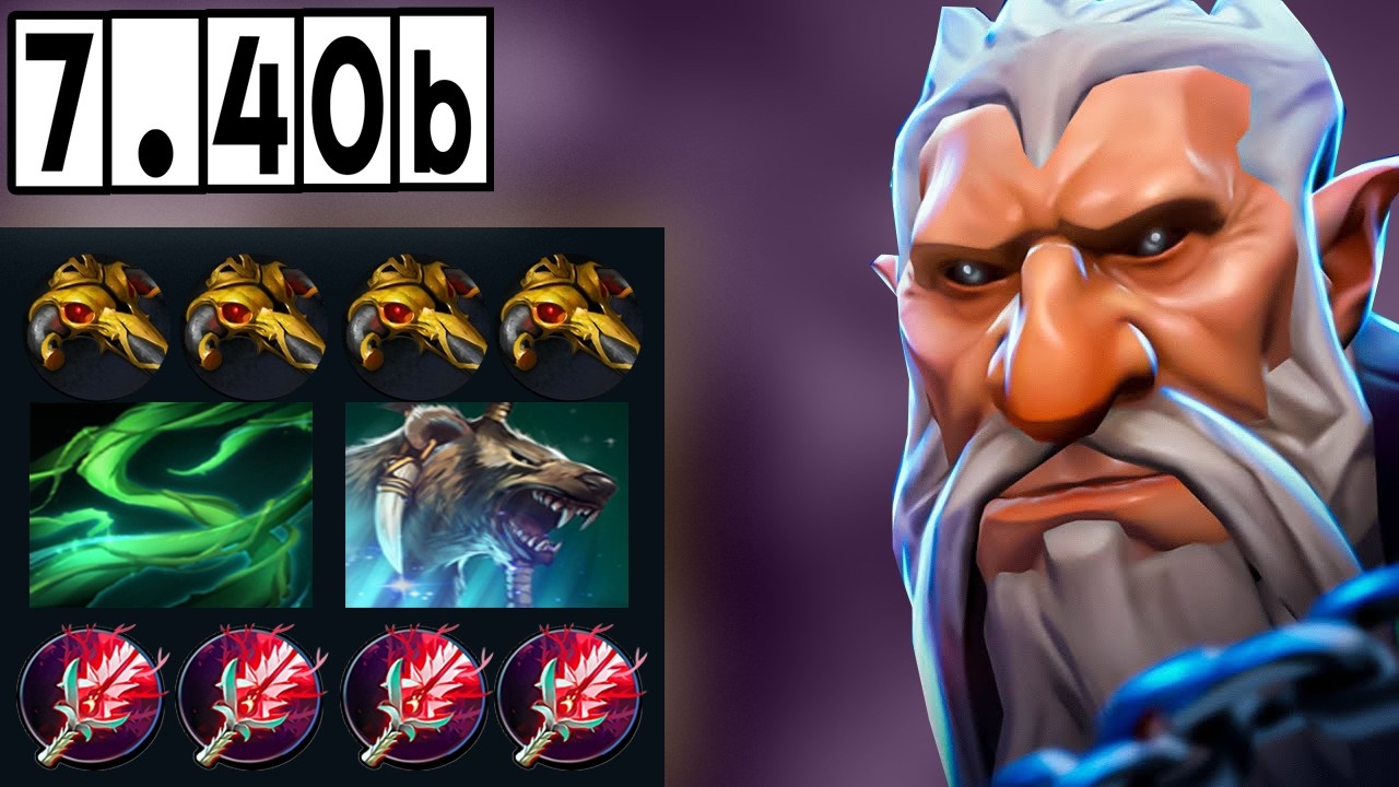 Lone Druid - Easy Line But Hard Game  [Full Match Gameplay Dota 2] 7.40b
