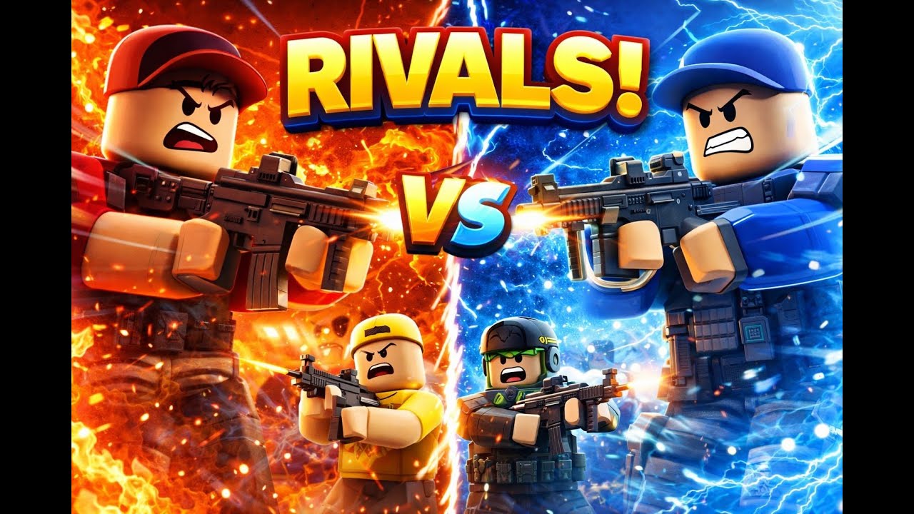 Playing Rivals I roblox
