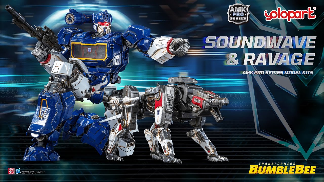 PV Release｜AMK PRO Series Transformers: Bumblebee20cm Soundwave Model Kits