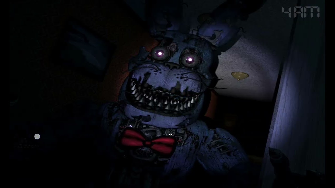 Intentando pasar la noche 1 de fnaf 4