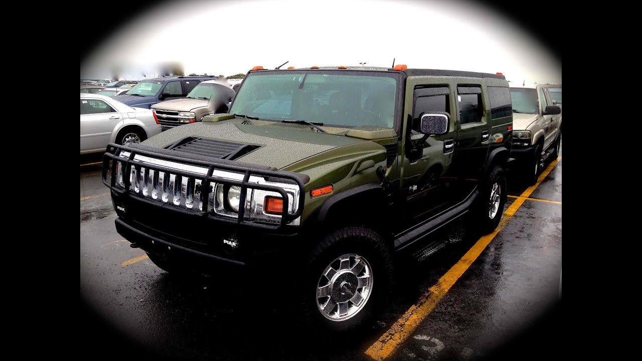 2003 Hummer H2 6.0L V8 Start Up, Quick Tour, & Rev With Exhaust View - 142K