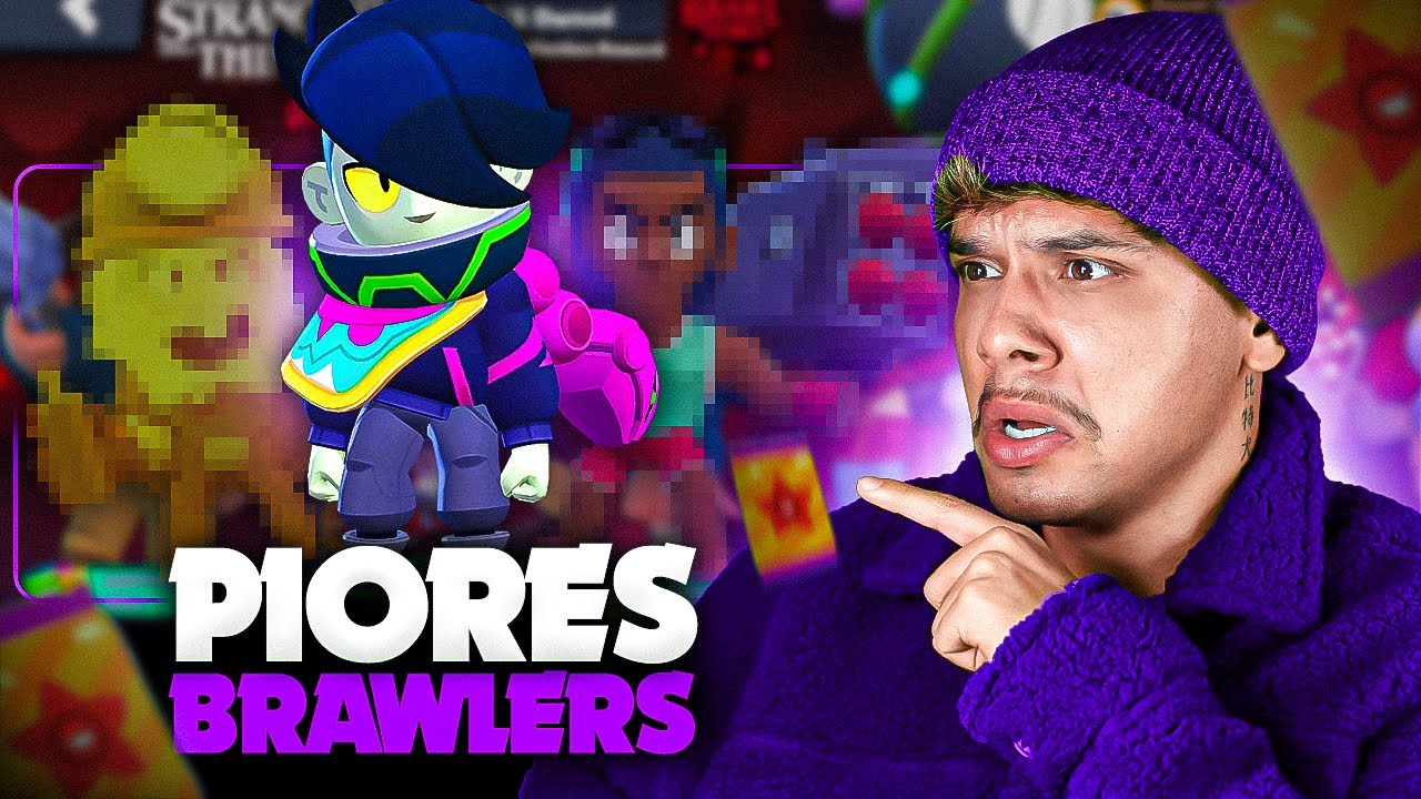 USAMOS OS PIORES BRAWLERS do COMBATE INVERTIDO! (Ft. Igu e Gaebe)
