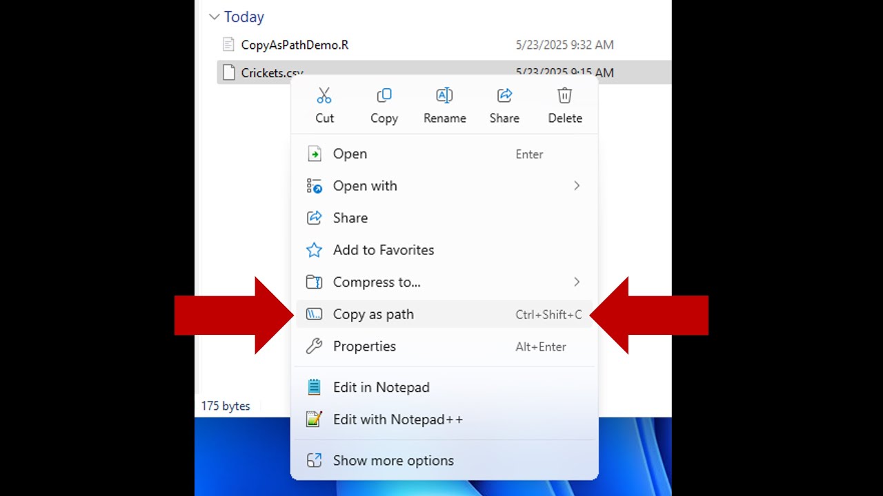 RStudio Demo: Copy-As-Path and Edit-Replace-And-Find