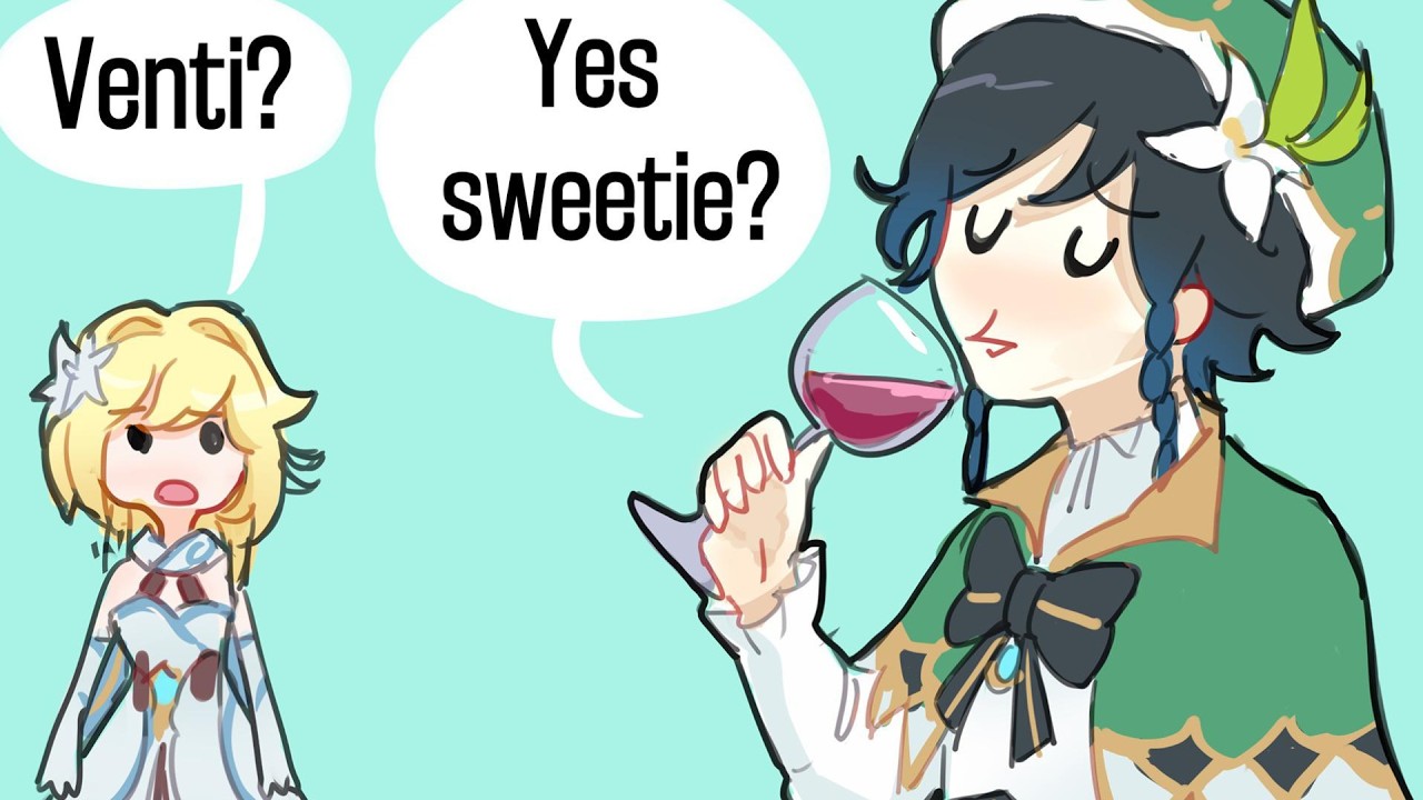 Venti is a Wine Mom｜ Genshin Impact comic dub