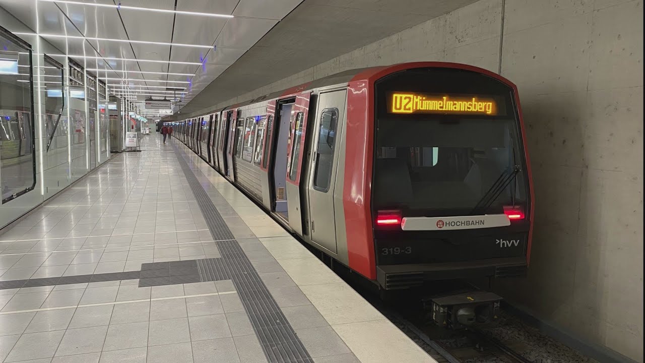 Mitfahrt | DT4.4 | U2 von Hauptbahnhof bis Horner Rennbahn | U-Bahn Hamburg