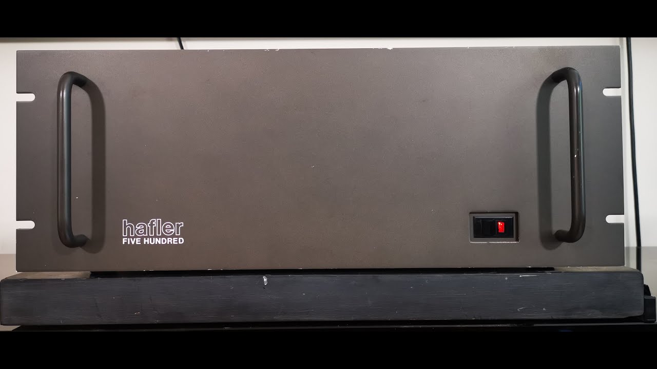 Hafler DH-500 (FIVE HUNDRED) Stereo Power Amplifier (1988)