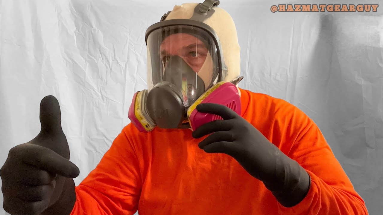 In my 3M 6800 full face respirator 