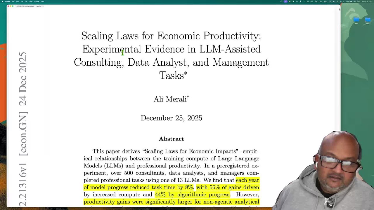 AI Scaling Laws for Knowledge Work