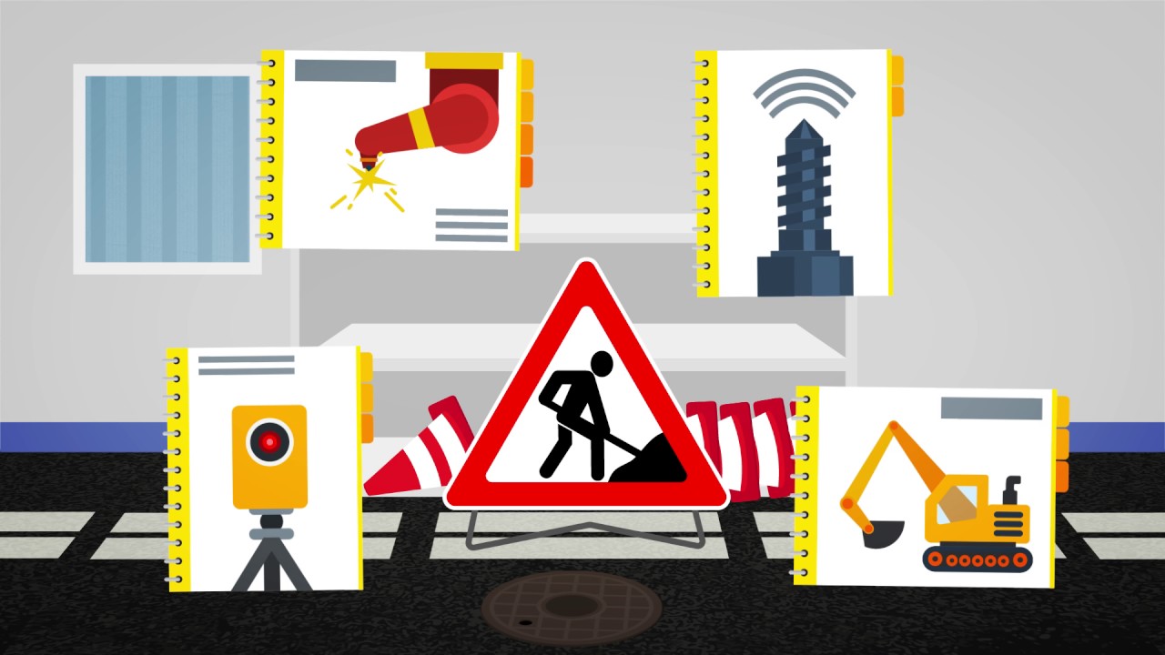 Constructeur de route et canalisateur