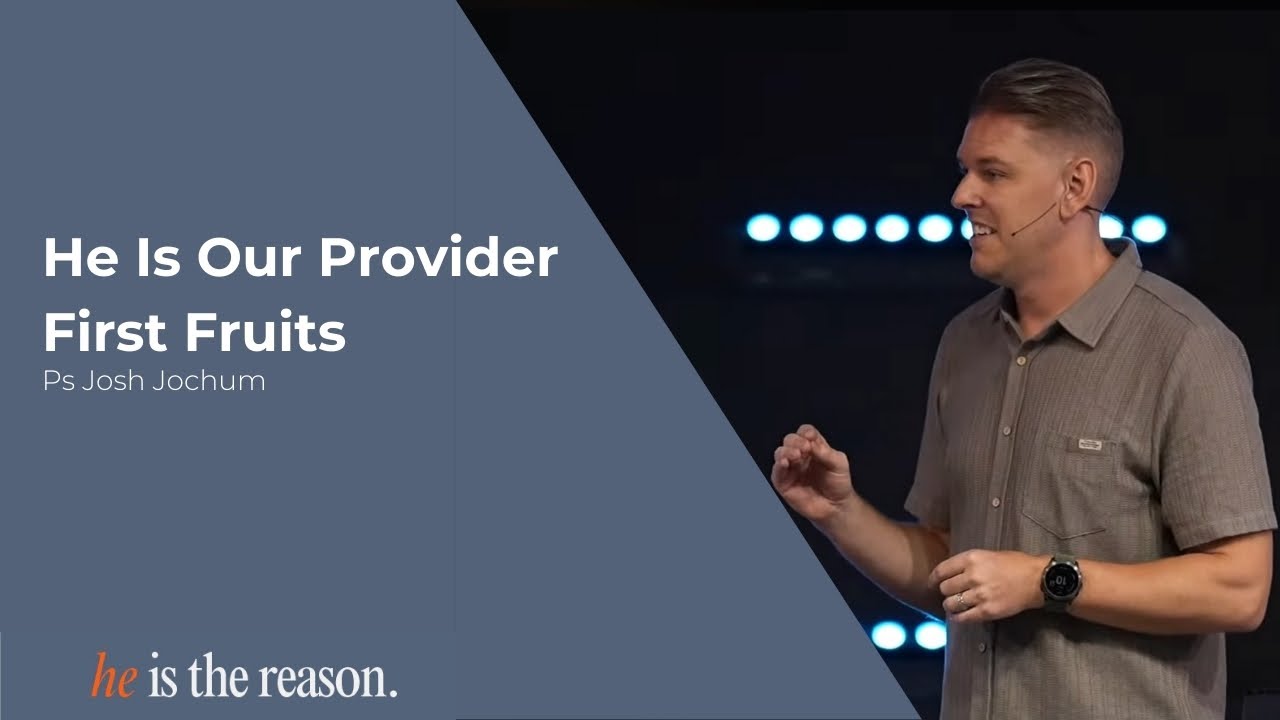 He is our Provider - First Fruits | Ps Joshua Jochum | Rhema Family Church | 18/01/26