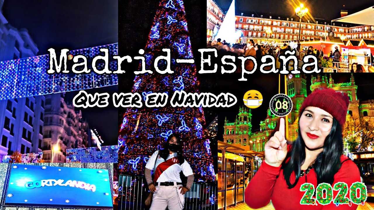 8 LUGARES IMPRESINDIBLES EN NAVIDAD| así esta decorado el centro de MADRID |cosas increíbles-España